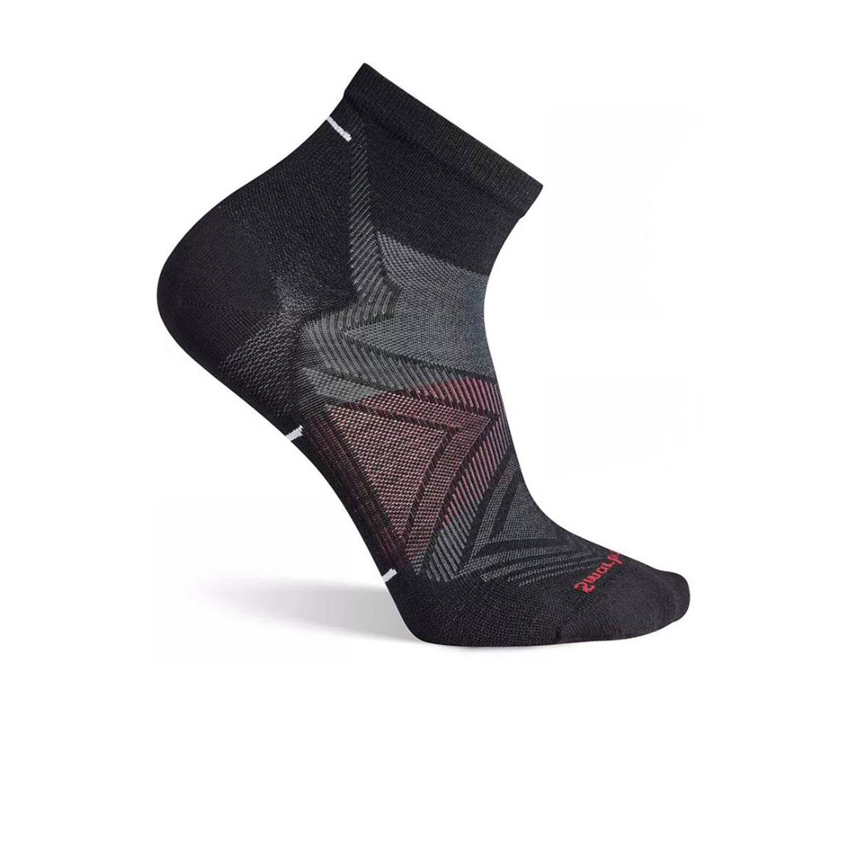 Smartwool Run Zero Cushion Ankle Sock (Men) - Black Accessories - Socks - Performance - The Heel Shoe Fitters
