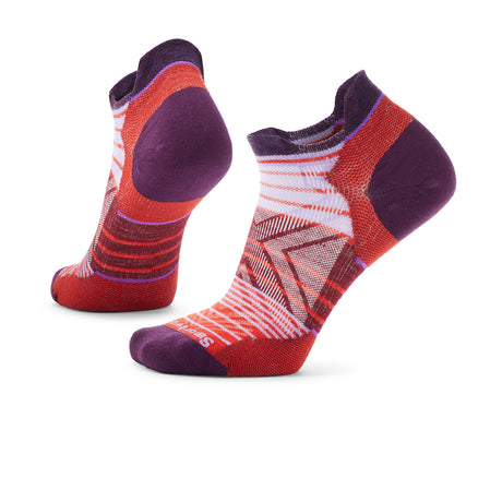 Smartwool Run Zero Cushion Stripe Low Ankle (Women) - Tandoori Orange Accessories - Socks - Performance - The Heel Shoe Fitters