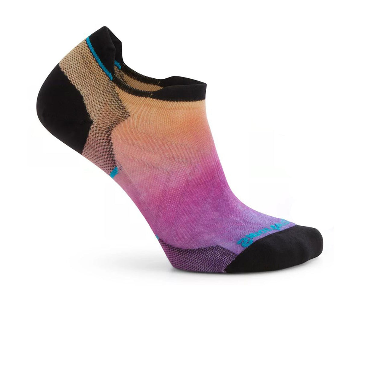 Smartwool Run Zero Cushion Ombre Print Low Ankle Sock (Women) - Tandoori Orange Accessories - Socks - Performance - The Heel Shoe Fitters