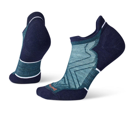Smartwool Run Targeted Cushion Stripe Low Ankle Sock (Women) - Twilight Blue Accessories - Socks - Performance - The Heel Shoe Fitters