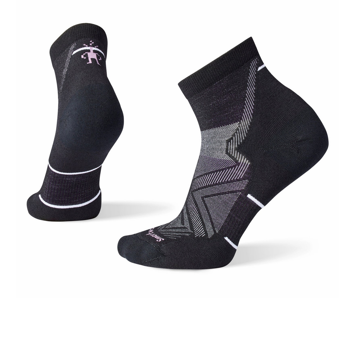 Smartwool Run Targeted Cushion Ankle Sock (Women) - Black Accessories - Socks - Performance - The Heel Shoe Fitters