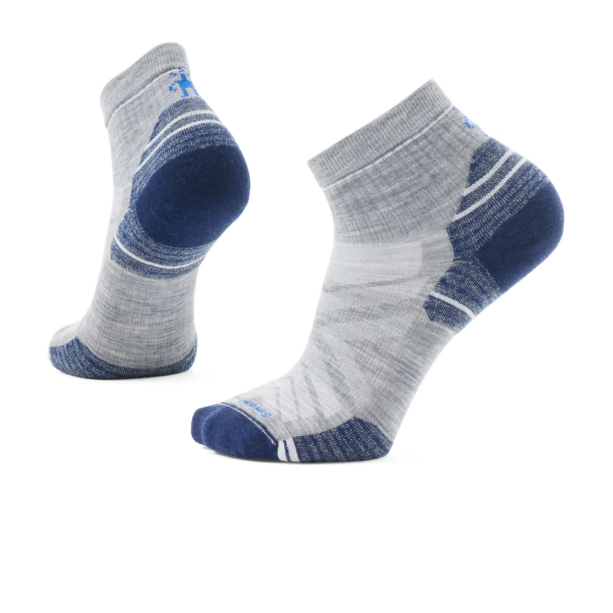 Smartwool Hike Targeted Cushion Ankle Sock (Men) - Light Gray Accessories - Socks - Performance - The Heel Shoe Fitters