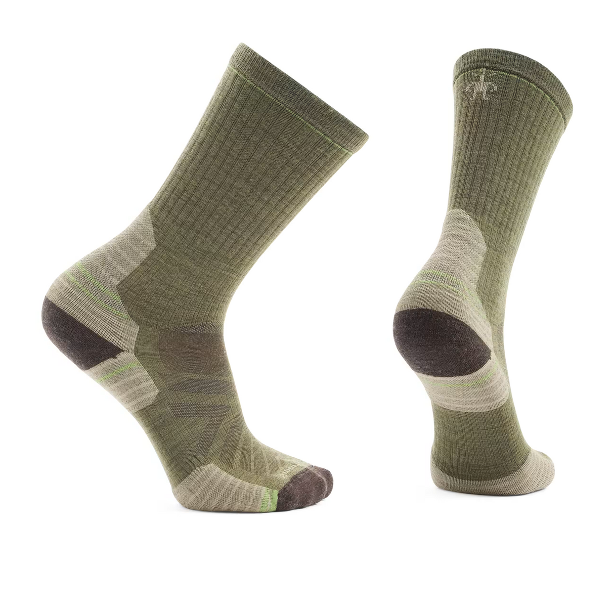 Smartwool Hike Targeted Cushion Crew Sock (Men) - Winter Moss Accessories - Socks - Performance - The Heel Shoe Fitters