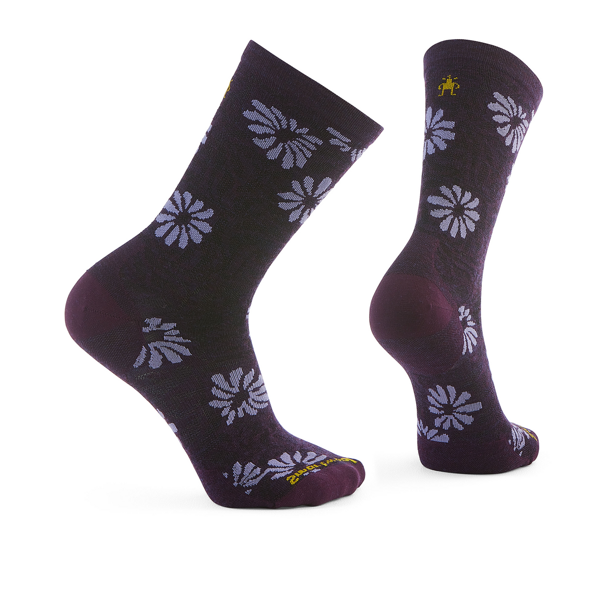 Smartwool Everyday Floral Crew Sock (Unisex) - Purple Iris Accessories - Socks - Lifestyle - The Heel Shoe Fitters