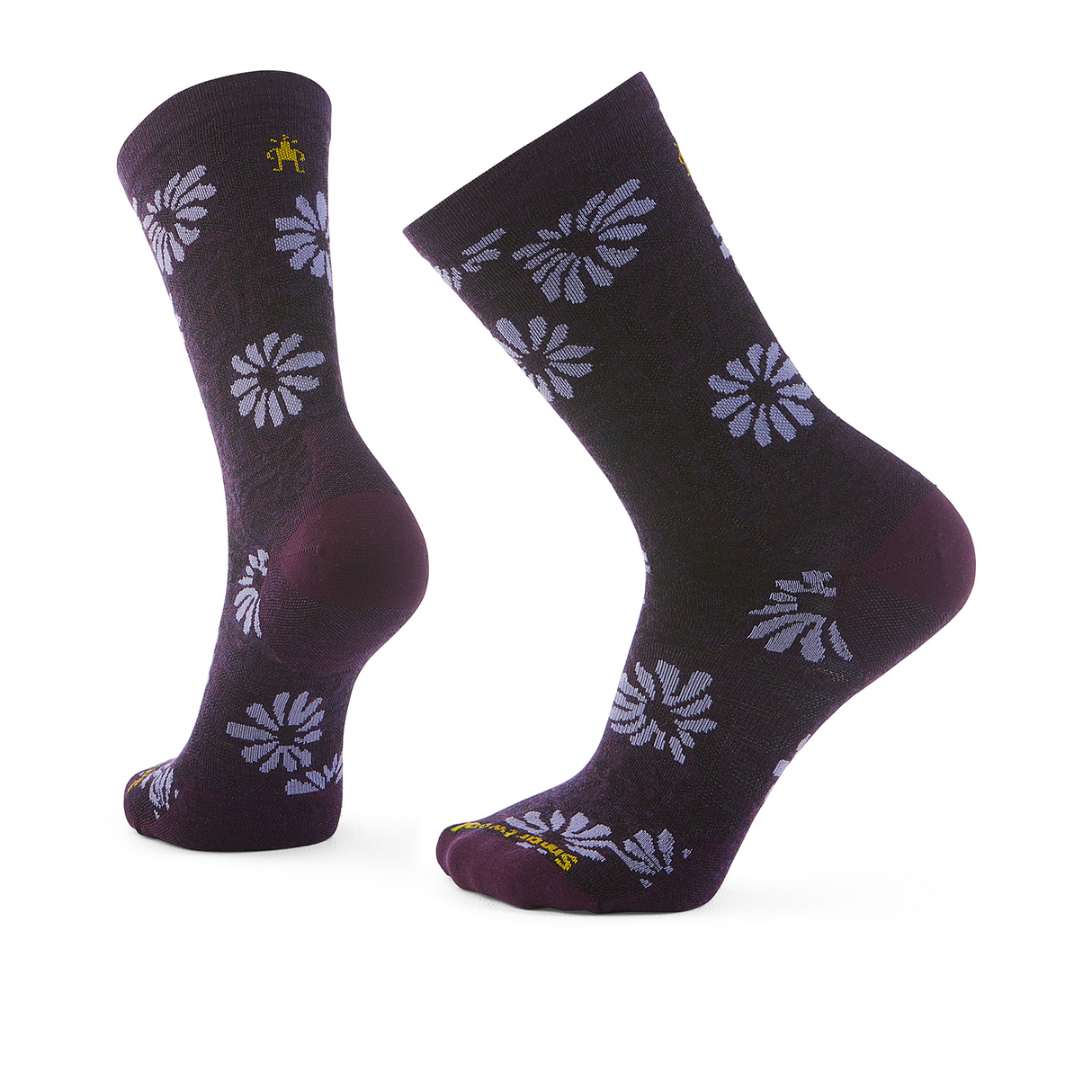 Smartwool Everyday Floral Crew Sock (Unisex) - Purple Iris Accessories - Socks - Lifestyle - The Heel Shoe Fitters