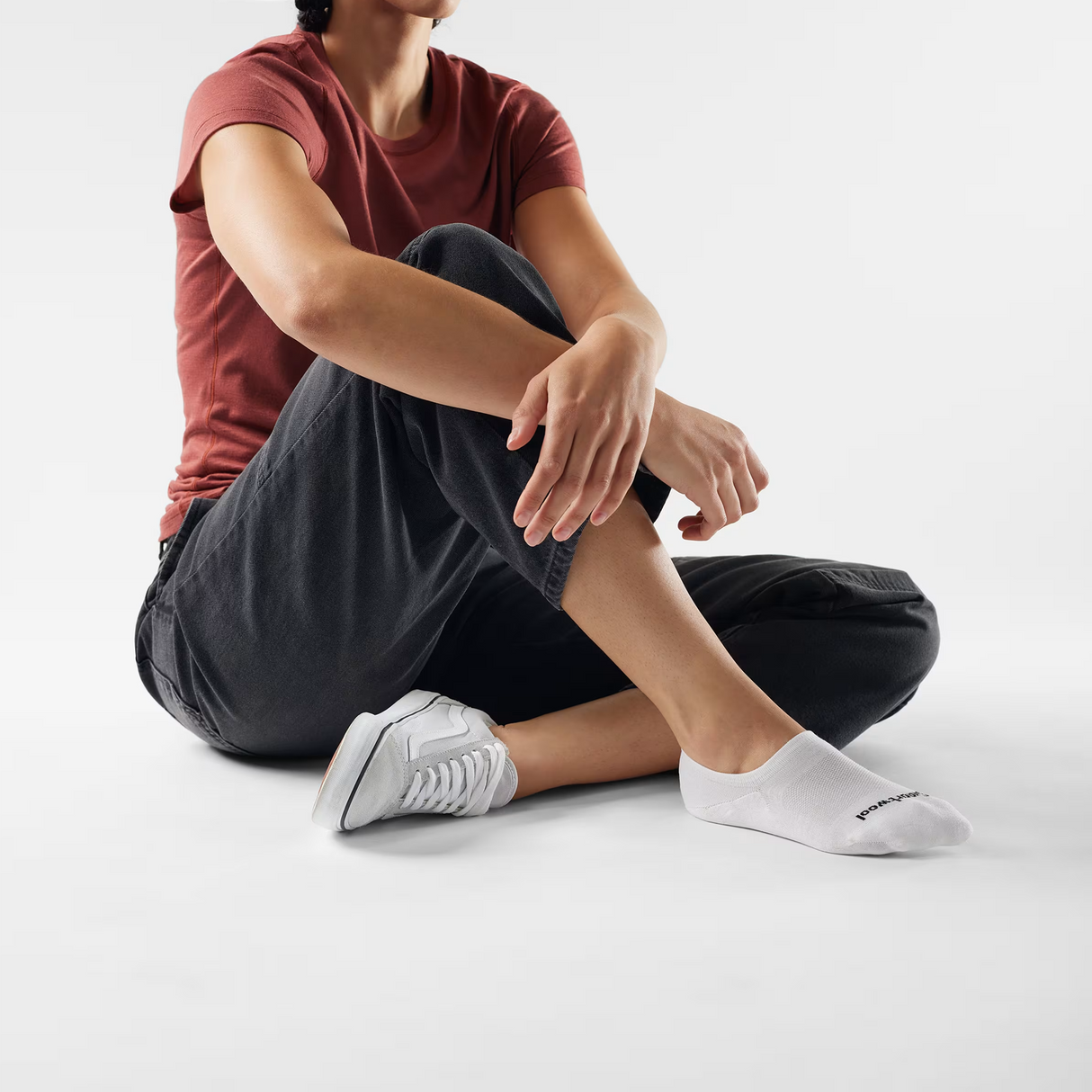 Smartwool Everyday No Show Sock (Men) - White