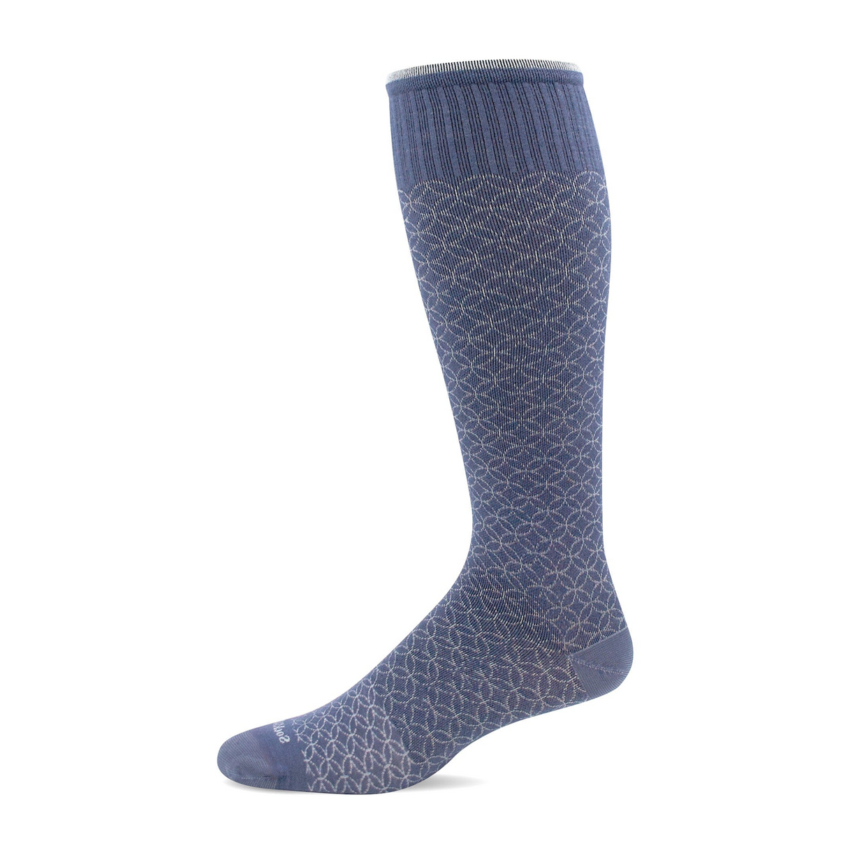 Sockwell Featherweight Fancy Over the Calf Compression Sock (Women) - Denim Accessories - Socks - Compression - The Heel Shoe Fitters