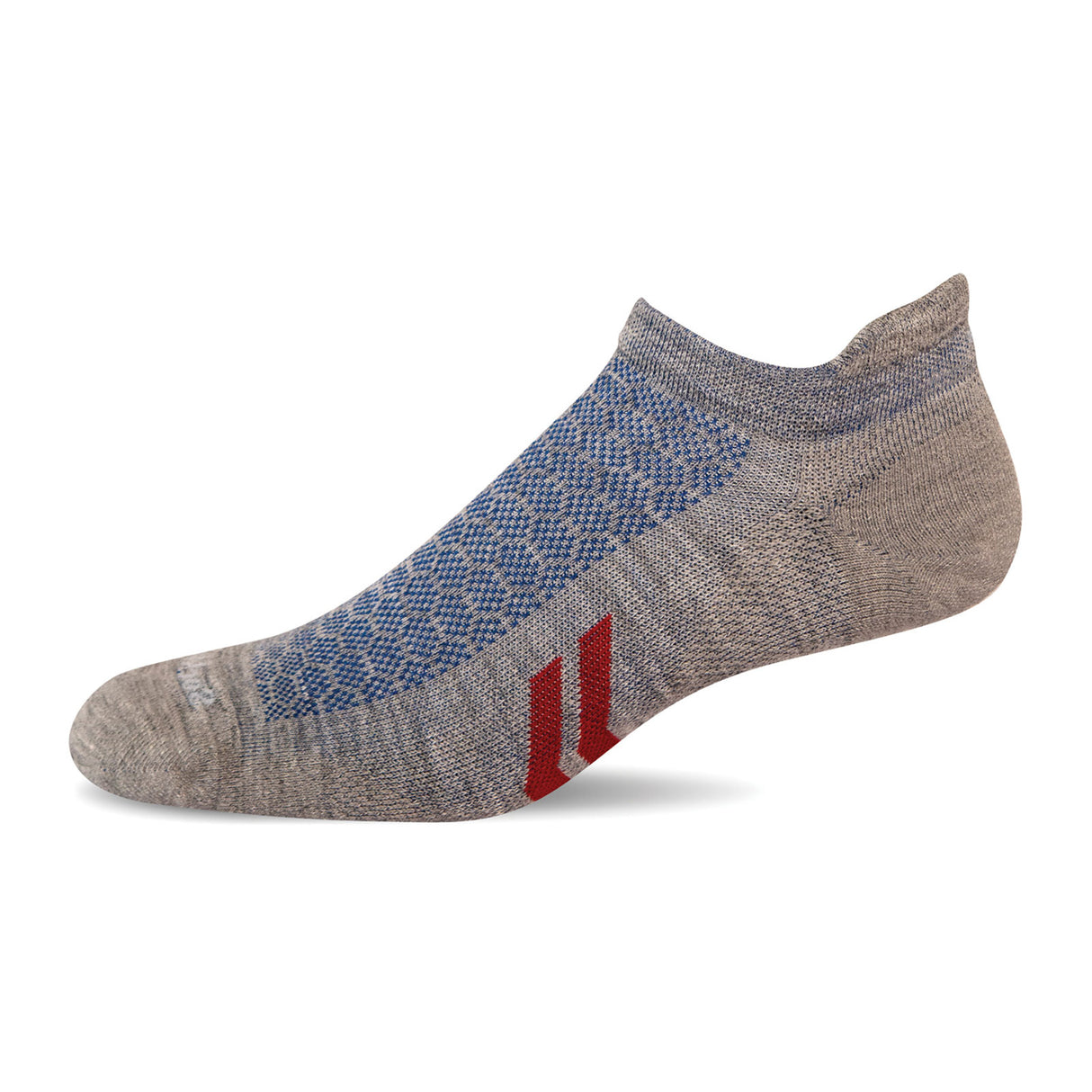 Sockwell Incline II Micro Compression Sock (Men) - Light Grey Accessories - Socks - Performance - The Heel Shoe Fitters