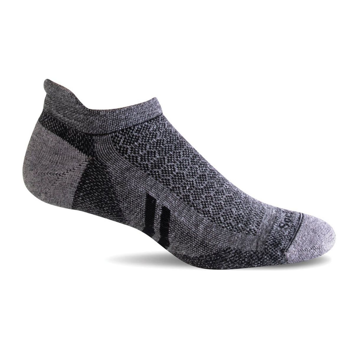 Sockwell Incline II Micro Compression Sock (Men) - Charcoal Accessories - Socks - Compression - The Heel Shoe Fitters