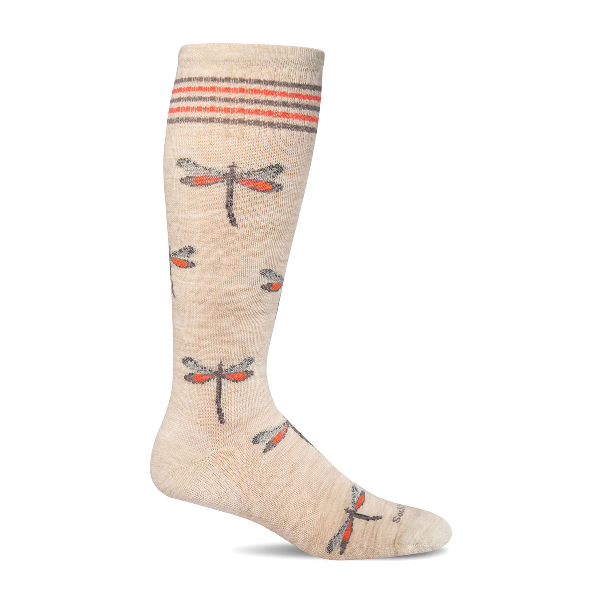 Sockwell Dragonfly Over the Calf Compresssion Sock (Women) - Barley Accessories - Socks - Lifestyle - The Heel Shoe Fitters
