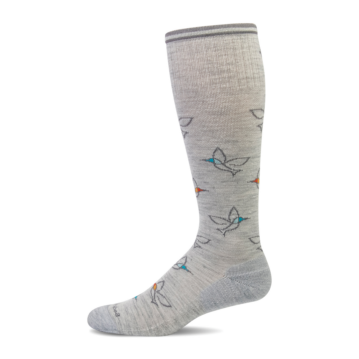 Sockwell Free Fly Over the Calf Compression Sock (Women) - Ash Accessories - Socks - Compression - The Heel Shoe Fitters