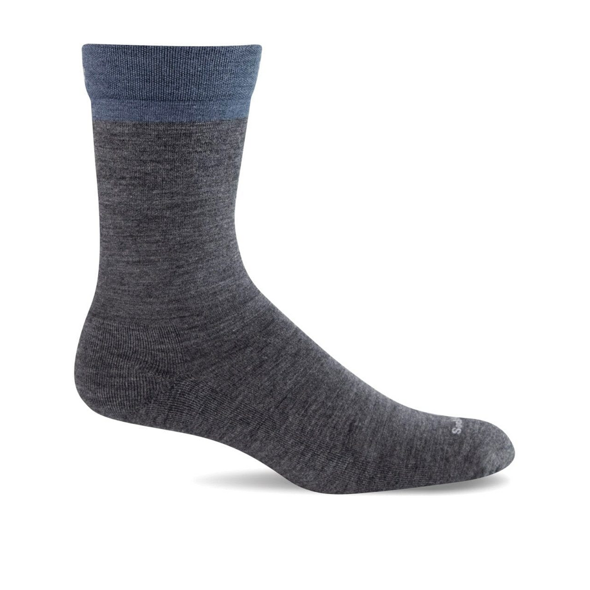 Sockwell Free 'N Easy Crew Sock (Men) - Charcoal