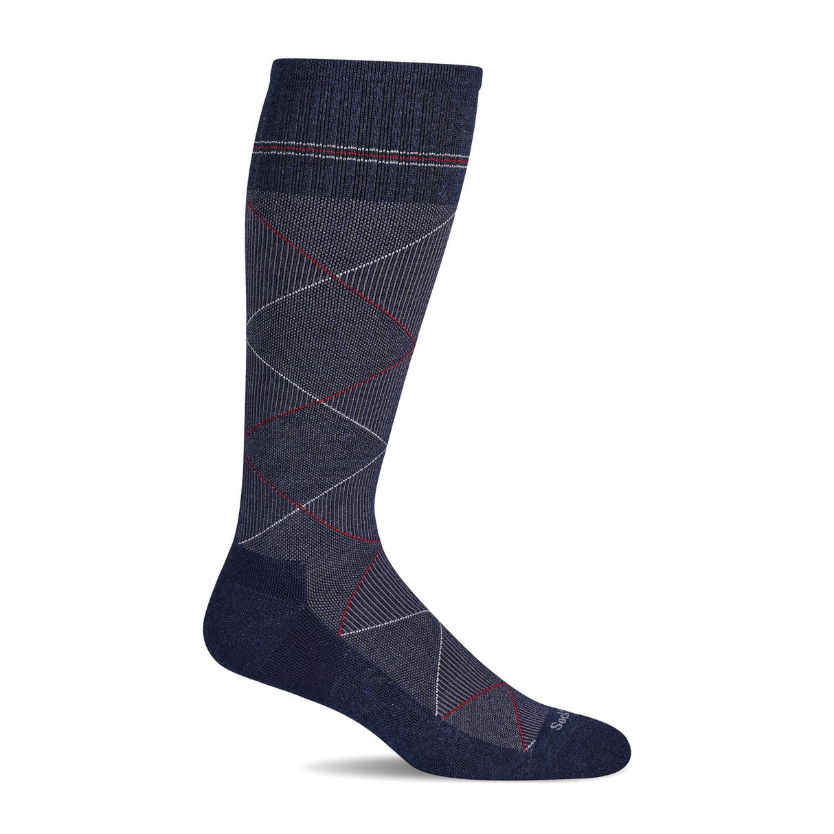 Sockwell Scottie Over the Calf Compression Sock (Men) - Denim