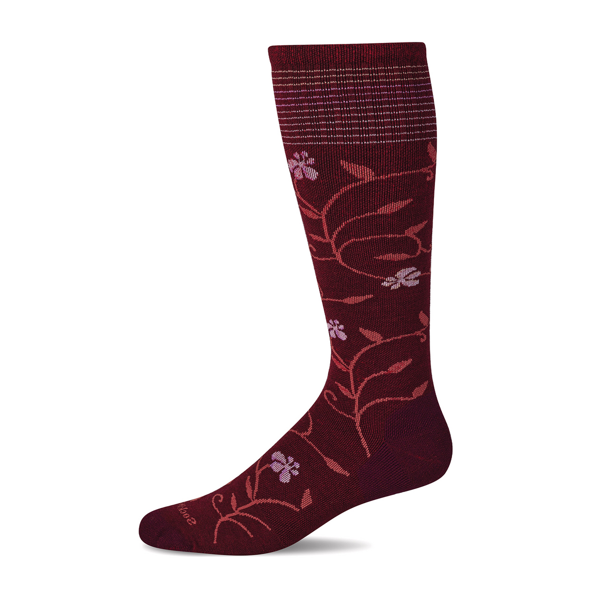 Sockwell Full Sun Over the Calf Compression Sock (Women) - Cranberry Accessories - Socks - Lifestyle - The Heel Shoe Fitters