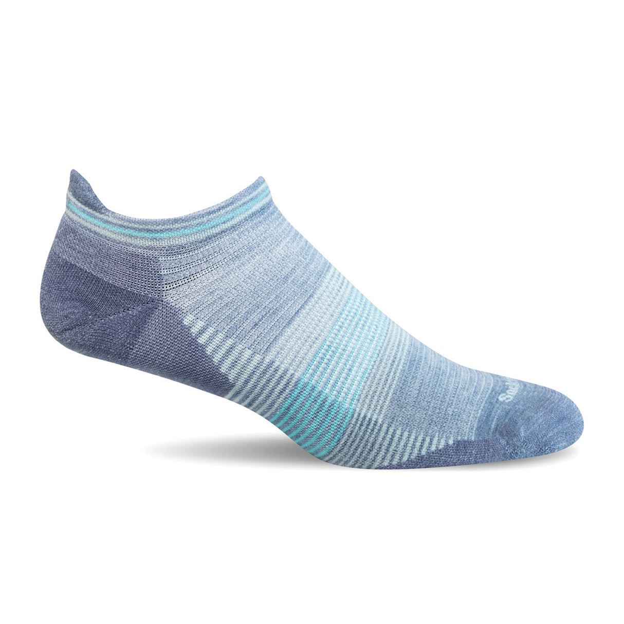 Sockwell Cadence Micro Compression Sock (Women) - Bluestone Accessories - Socks - Performance - The Heel Shoe Fitters