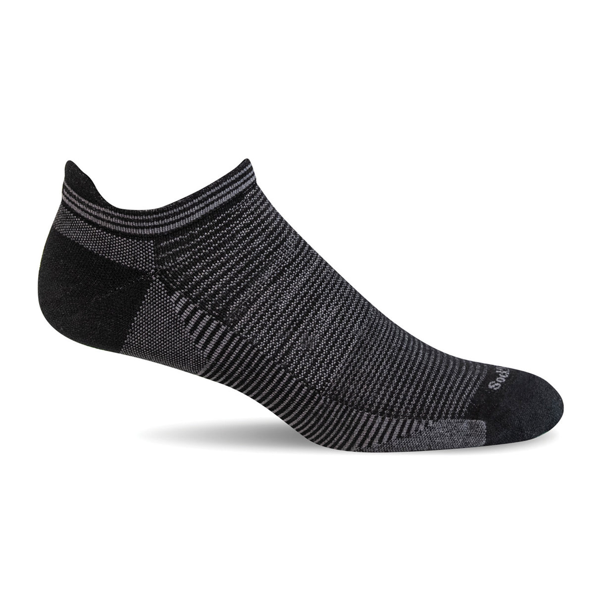 Sockwell Cadence Micro Compression Sock (Men) - Black Accessories - Socks - Performance - The Heel Shoe Fitters
