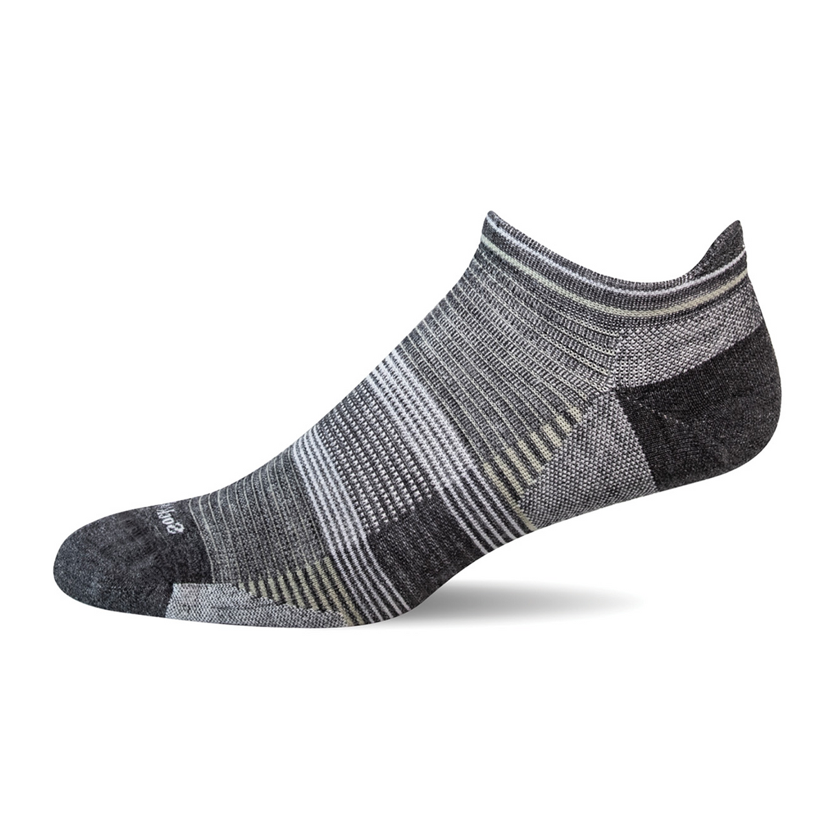 Sockwell Cadence Micro Compression Sock (Women) - Charcoal Accessories - Socks - Performance - The Heel Shoe Fitters