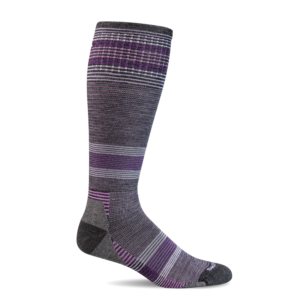 Sockwell Cadence Over the Calf Compression Sock (Women) - Charcoal Accessories - Socks - Compression - The Heel Shoe Fitters