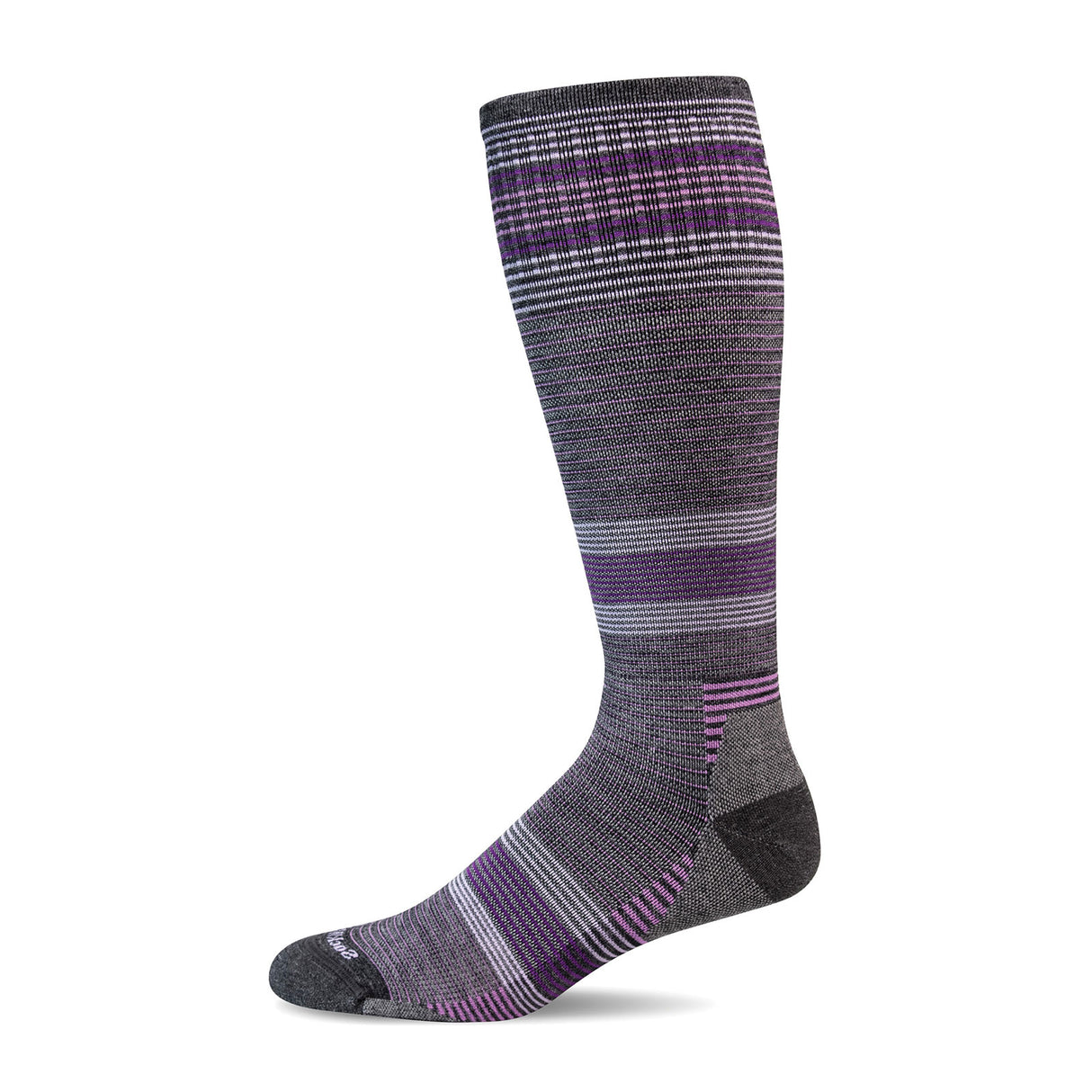 Sockwell Cadence Over the Calf Compression Sock (Women) - Charcoal Accessories - Socks - Compression - The Heel Shoe Fitters