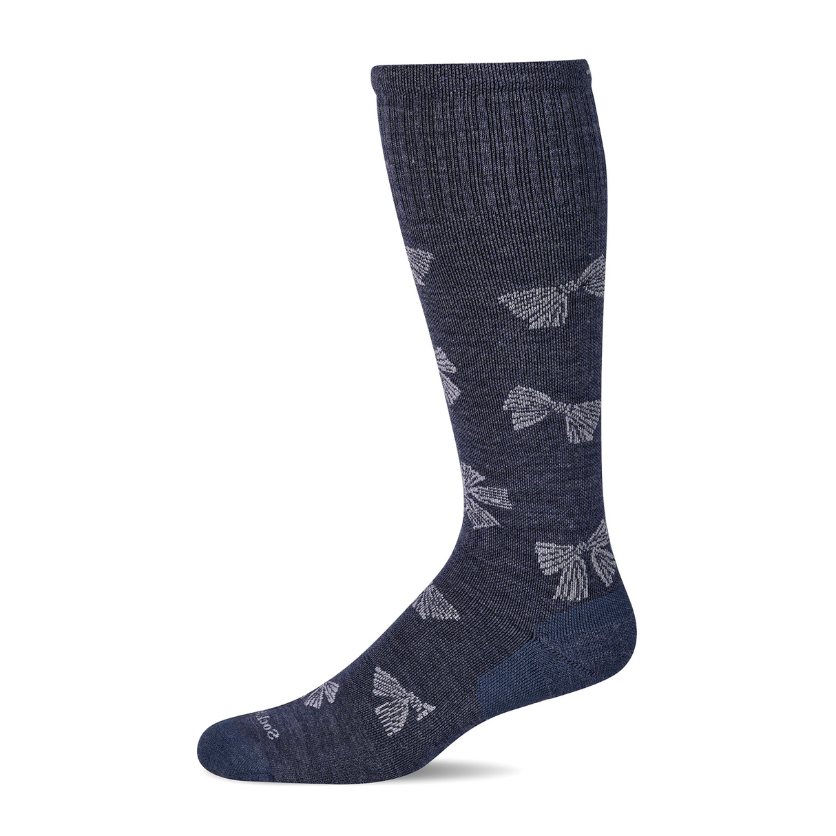 Sockwell Bows Over the Calf Compression Sock (Women) - Denim Accessories - Socks - Lifestyle - The Heel Shoe Fitters