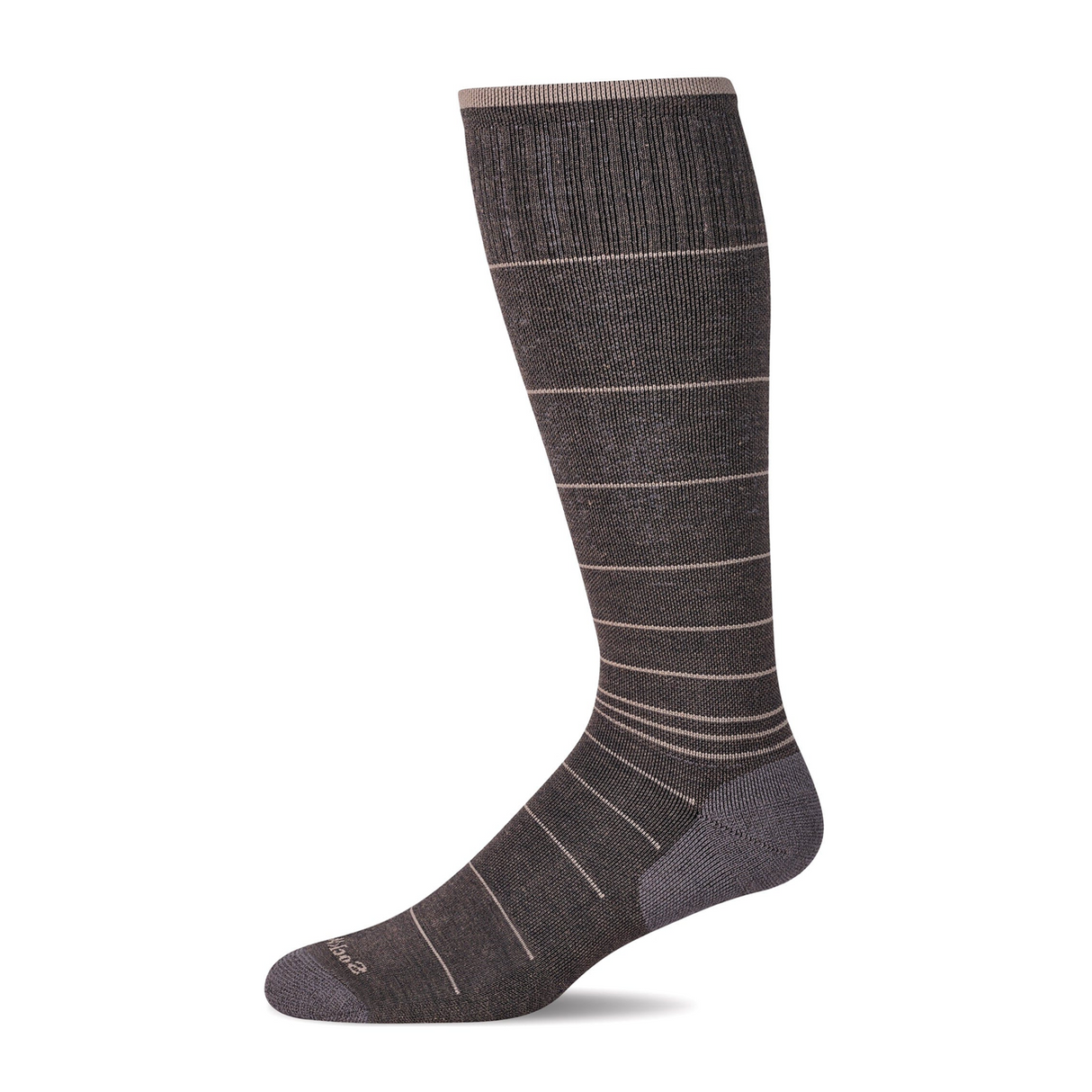 Sockwell Circulator Over the Calf Compression Sock (Men) - Mushroom