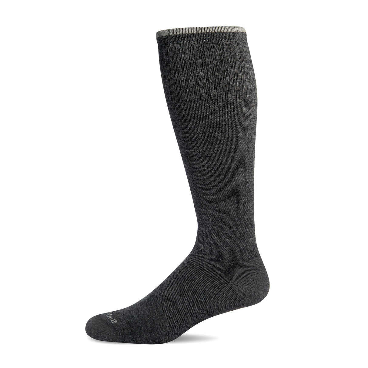 Sockwell Circulator Over the Calf Compression Sock (Women) - Charcoal Solid Accessories - Socks - Lifestyle - The Heel Shoe Fitters
