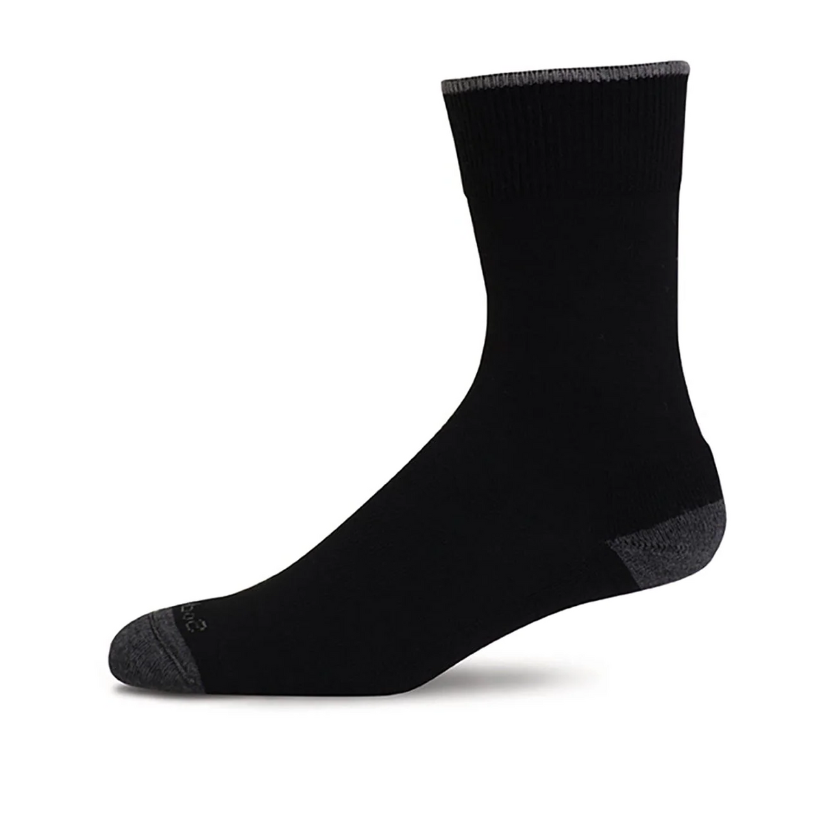 Sockwell Easy Does It Crew Sock (Women) - Black Solid Accessories - Socks - Performance - The Heel Shoe Fitters