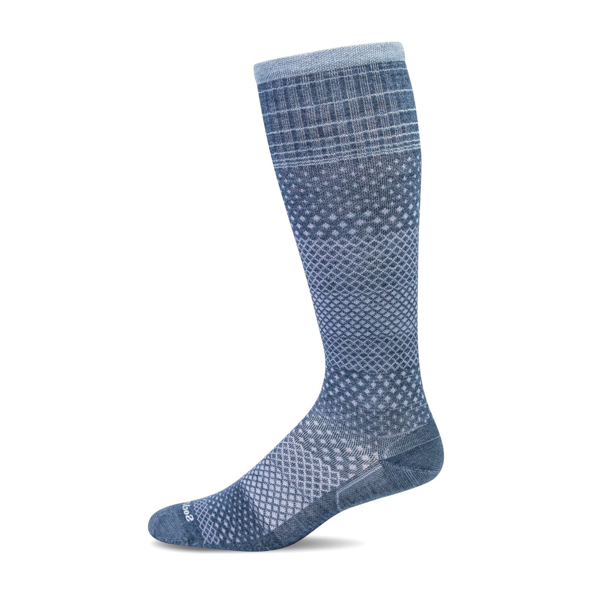 Sockwell Micro Grade Over the Calf Compression Sock (Women) - Denim