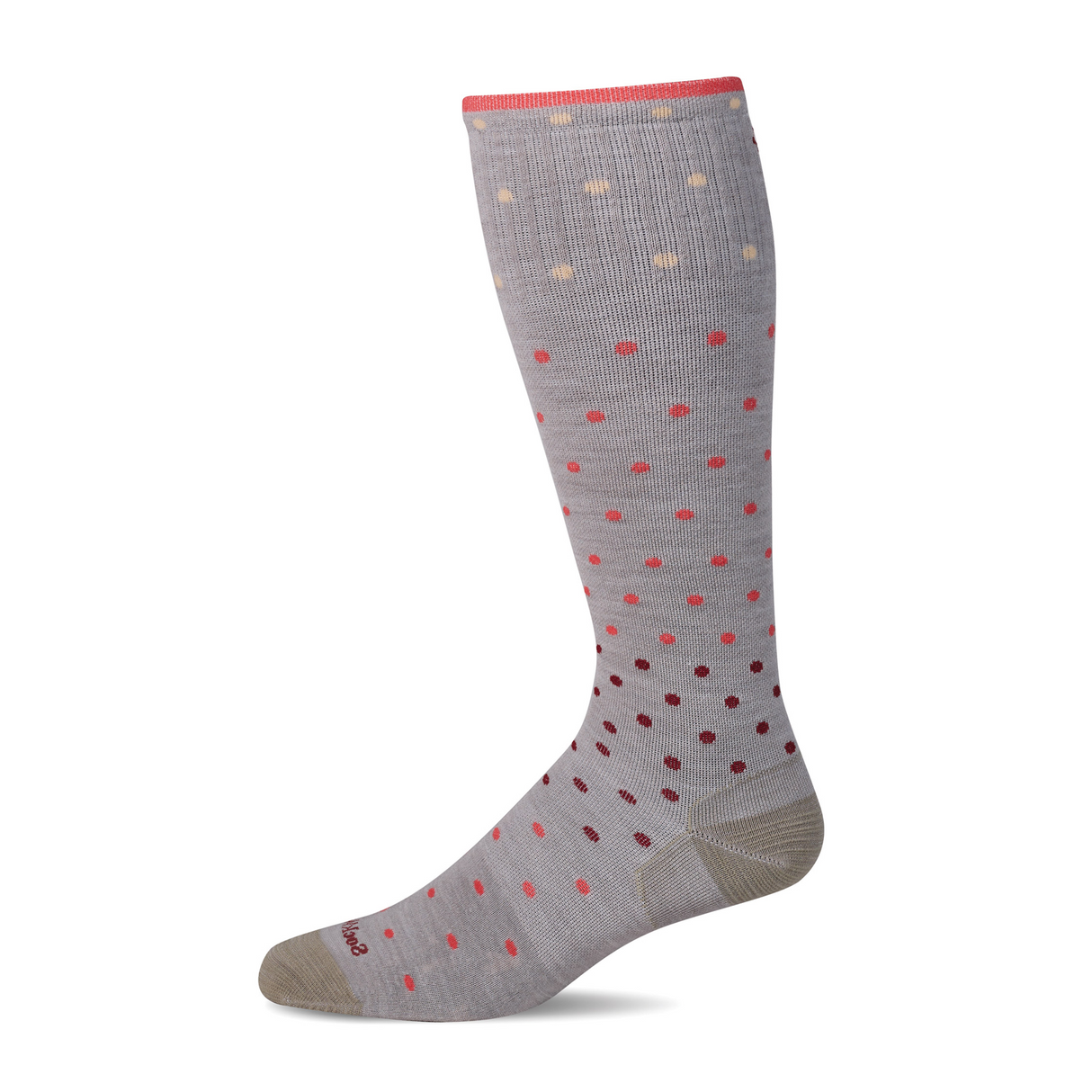 Sockwell On the Spot Over the Calf Compression Sock (Women) - Putty Accessories - Socks - Lifestyle - The Heel Shoe Fitters