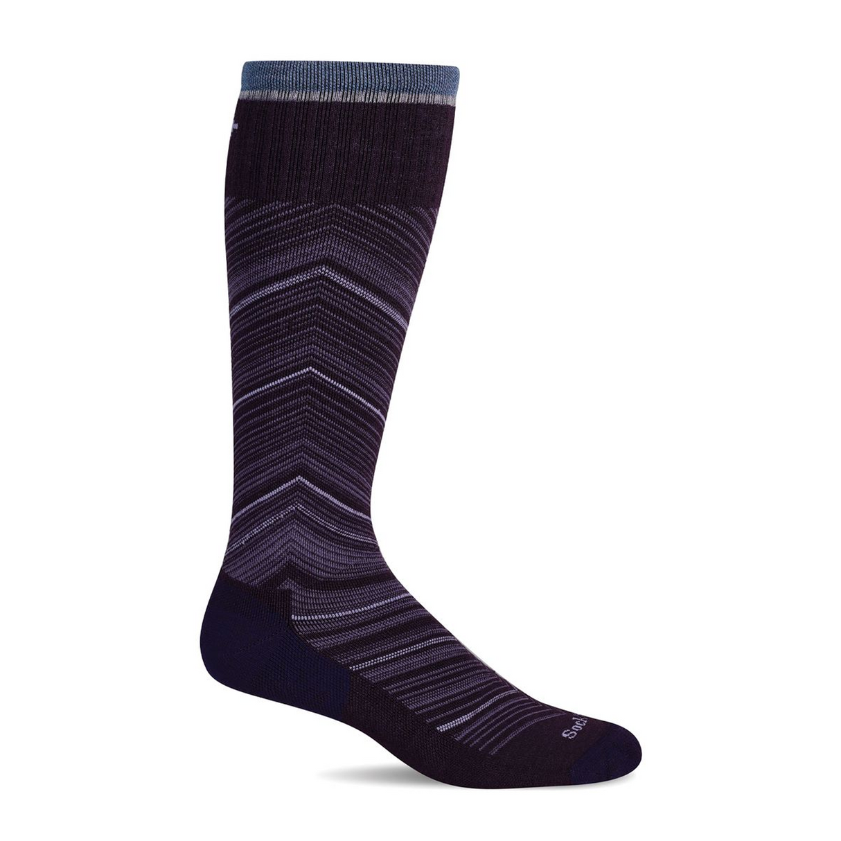 Sockwell Full Flattery Over the Calf Compression Sock (Women) - Blackberry Accessories - Socks - Compression - The Heel Shoe Fitters