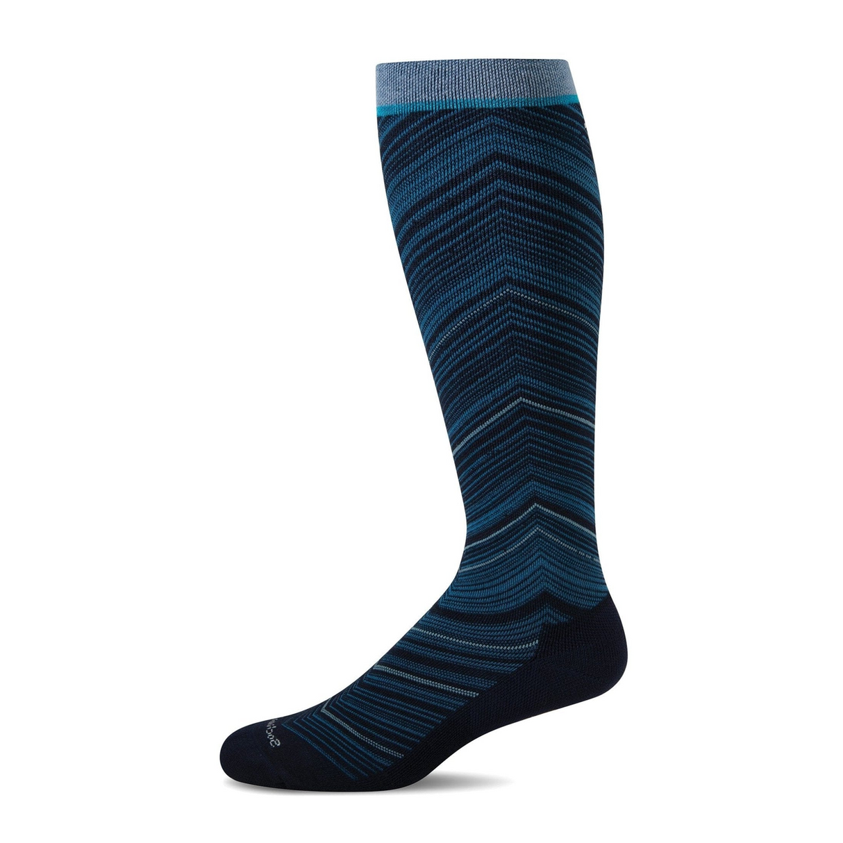Sockwell Full Flattery Over the Calf Compression Sock (Women) - Navy Accessories - Socks - Compression - The Heel Shoe Fitters