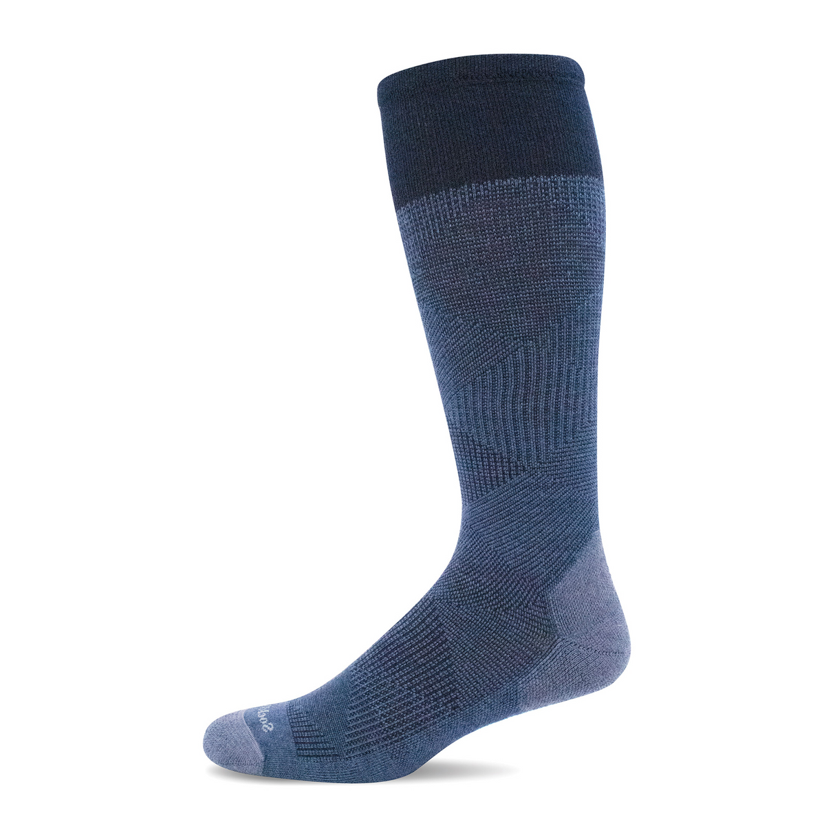Sockwell Diamond Dandy Over the Calf Compression Sock (Men) - Denim Accessories - Socks - Compression - The Heel Shoe Fitters
