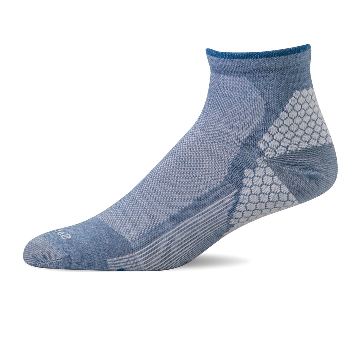 Sockwell Plantar Sport Quarter Compression Sock (Women) - Bluestone Accessories - Socks - Performance - The Heel Shoe Fitters