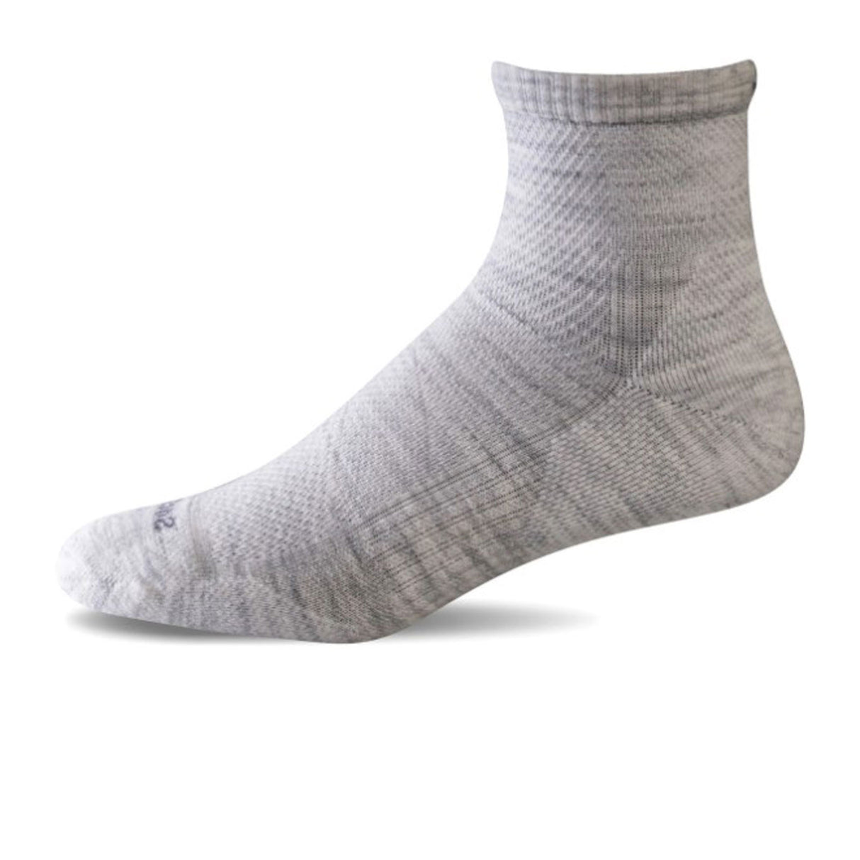 Sockwell Elevate Quarter Compression Sock (Women) - Ash Accessories - Socks - Compression - The Heel Shoe Fitters