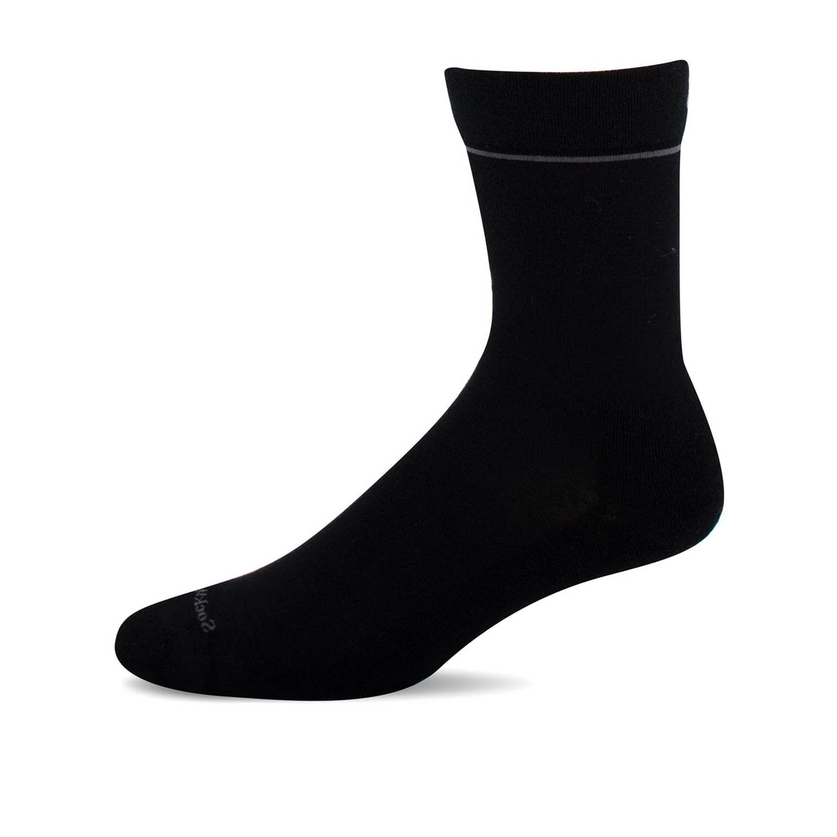 Sockwell Free'n Easy Crew Sock (Women) - Black Accessories - Socks - Lifestyle - The Heel Shoe Fitters