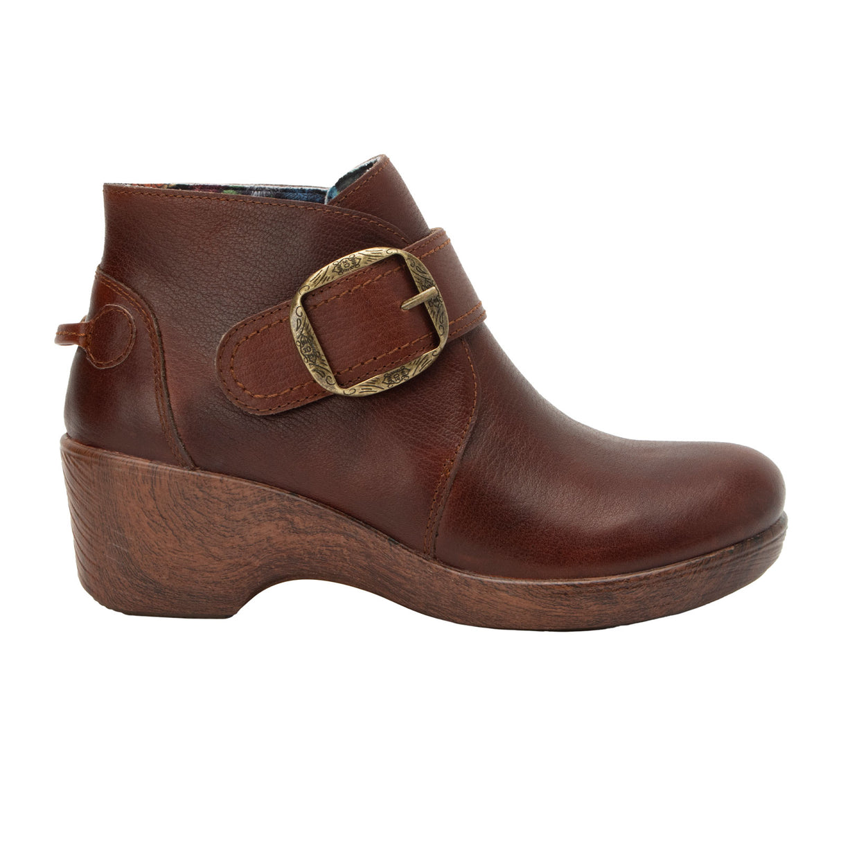 Alegria Symone Ankle Boot (Women) - Chestnut Boots - Fashion - Low - The Heel Shoe Fitters