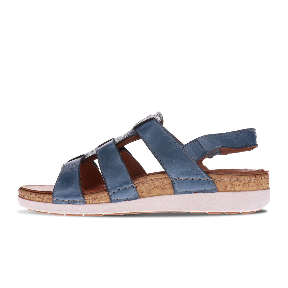 Revere Santorini Backstrap Sandal (Women) - Denim Sandal - Backstrap - The Heel Shoe Fitters