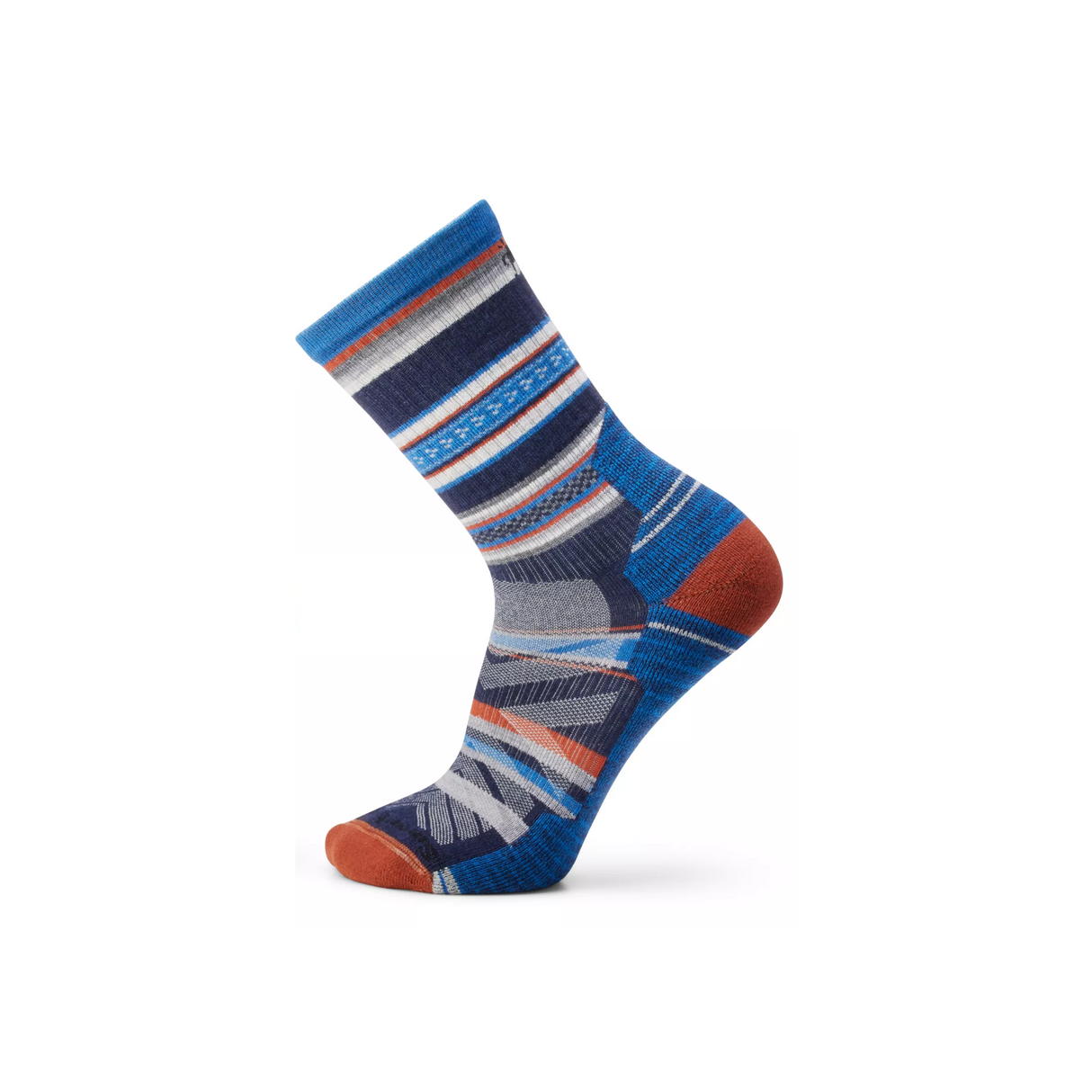 Smartwool Hike Light Cushion Panorama Crew Sock (Men) - Deep Navy Accessories - Socks - Performance - The Heel Shoe Fitters