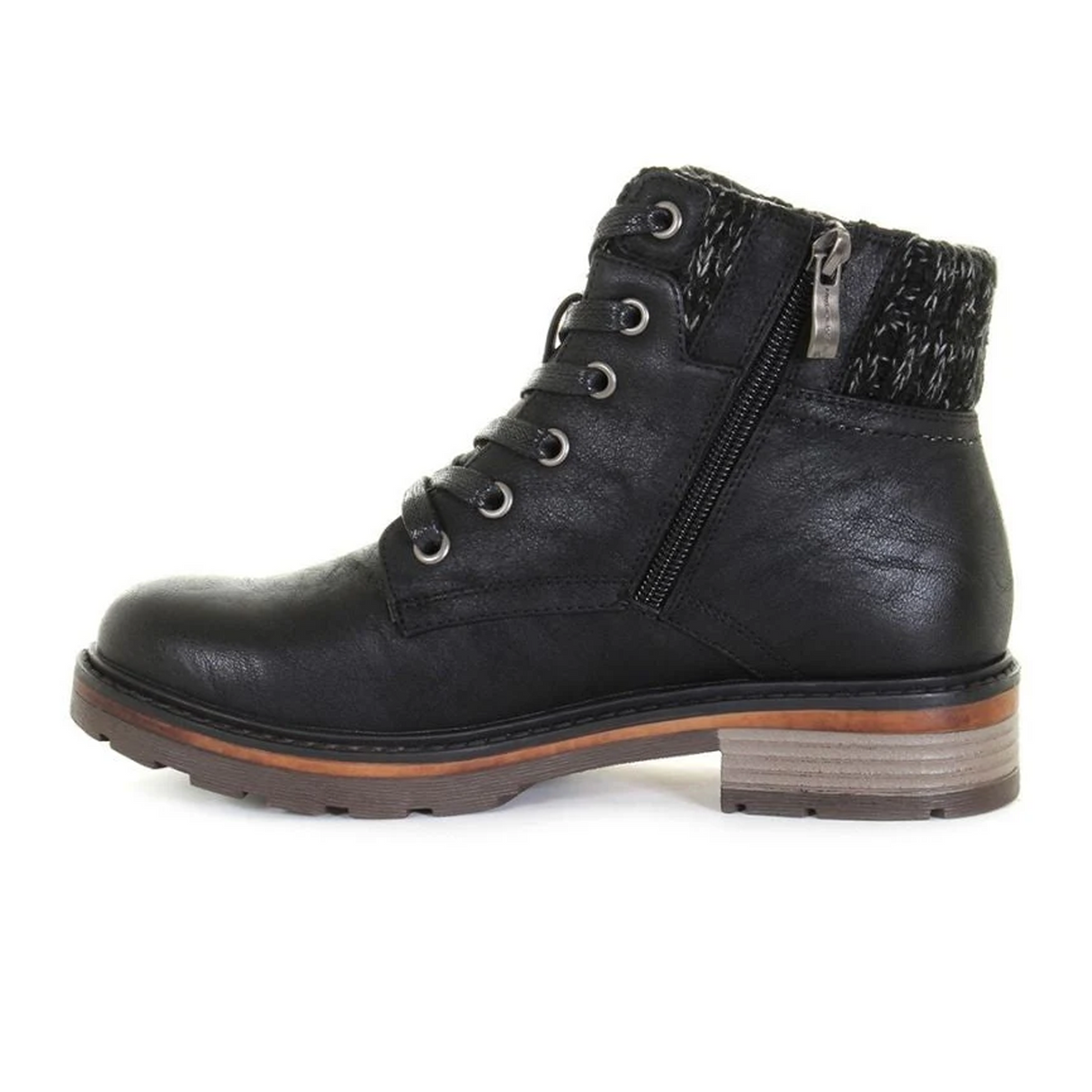 Wanderlust Amy Ankle Boot (Women) - Black Boots - Casual - Mid - The Heel Shoe Fitters