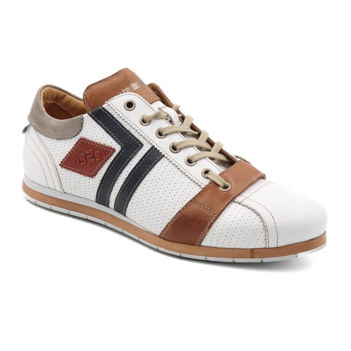Kamo-Gutsu TIFO-030 Low Sneaker (Men) - Blanco Athletic - Casual - Lace Up - The Heel Shoe Fitters