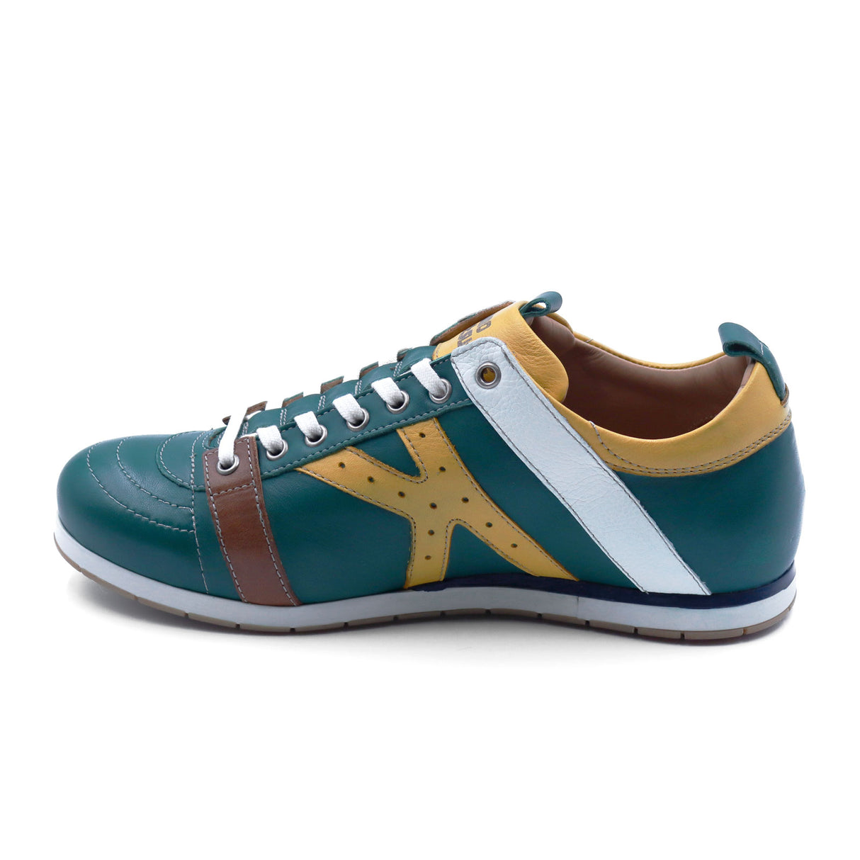 Kamo-Gutsu TIFO 042 Low Sneaker (Men) - Foglio/Tuorlo Athletic - Casual - Lace Up - The Heel Shoe Fitters