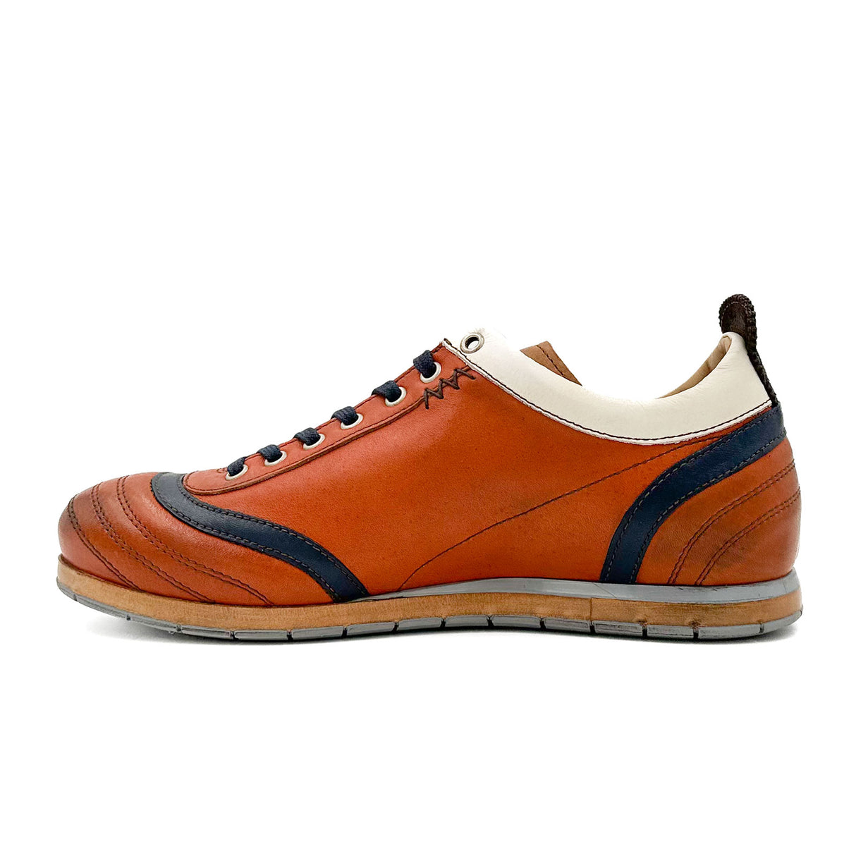 Kamo-Gutsu TIFO 060 Sneaker (Men) - Mattone Combi Dress-Casual - Sneakers - The Heel Shoe Fitters