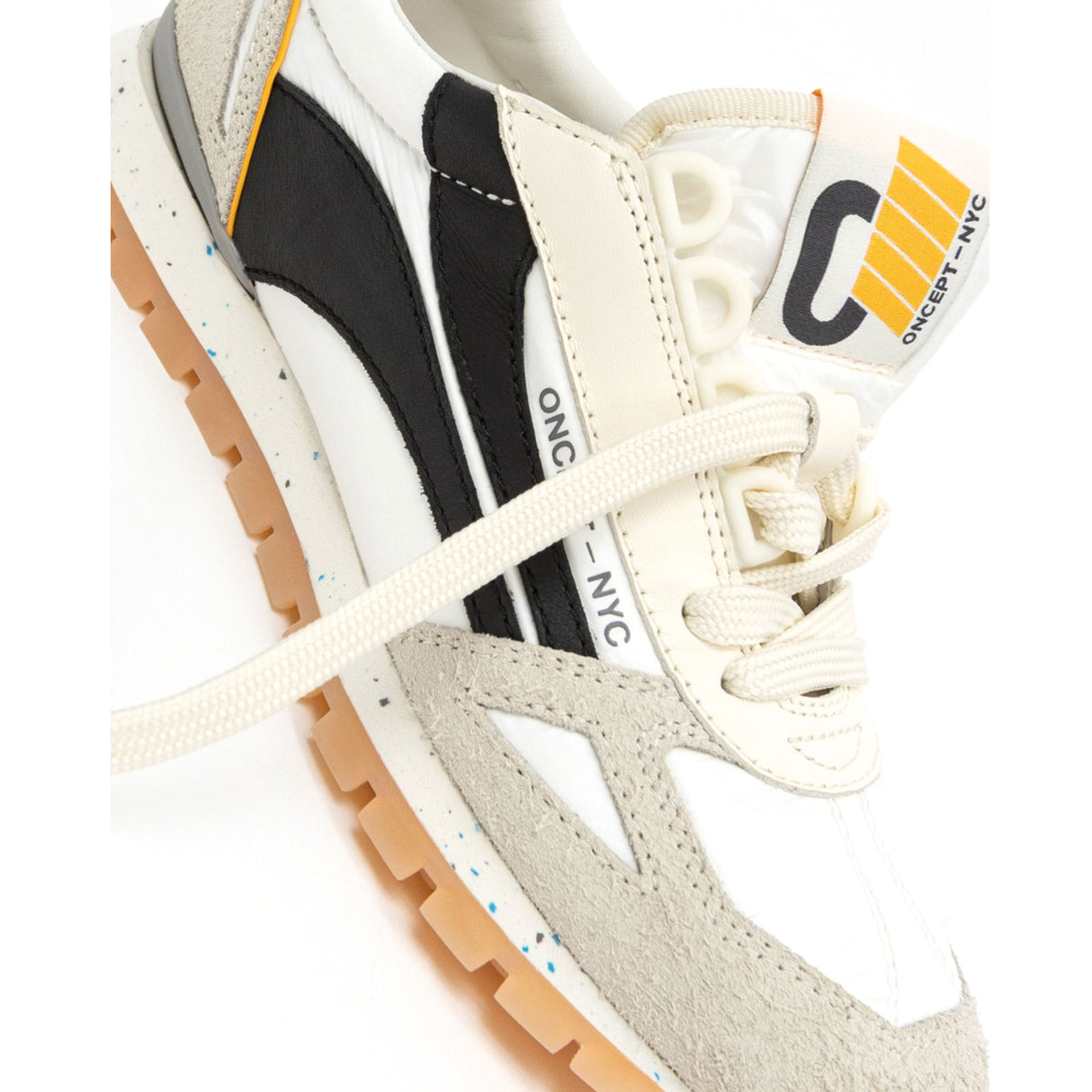 Oncept Toronto Sneaker (Men) - White/Black Athletic - Casual - Lace Up - The Heel Shoe Fitters