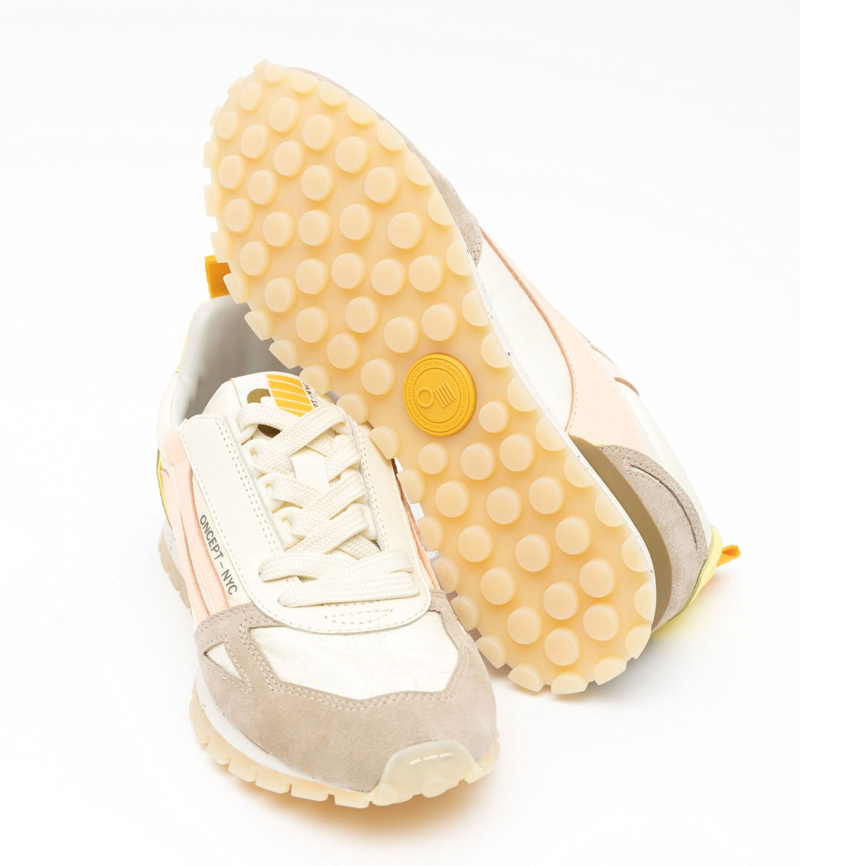 Oncept Toronto Sneaker (Women) - Electric Peach Athletic - Casual - Lace Up - The Heel Shoe Fitters