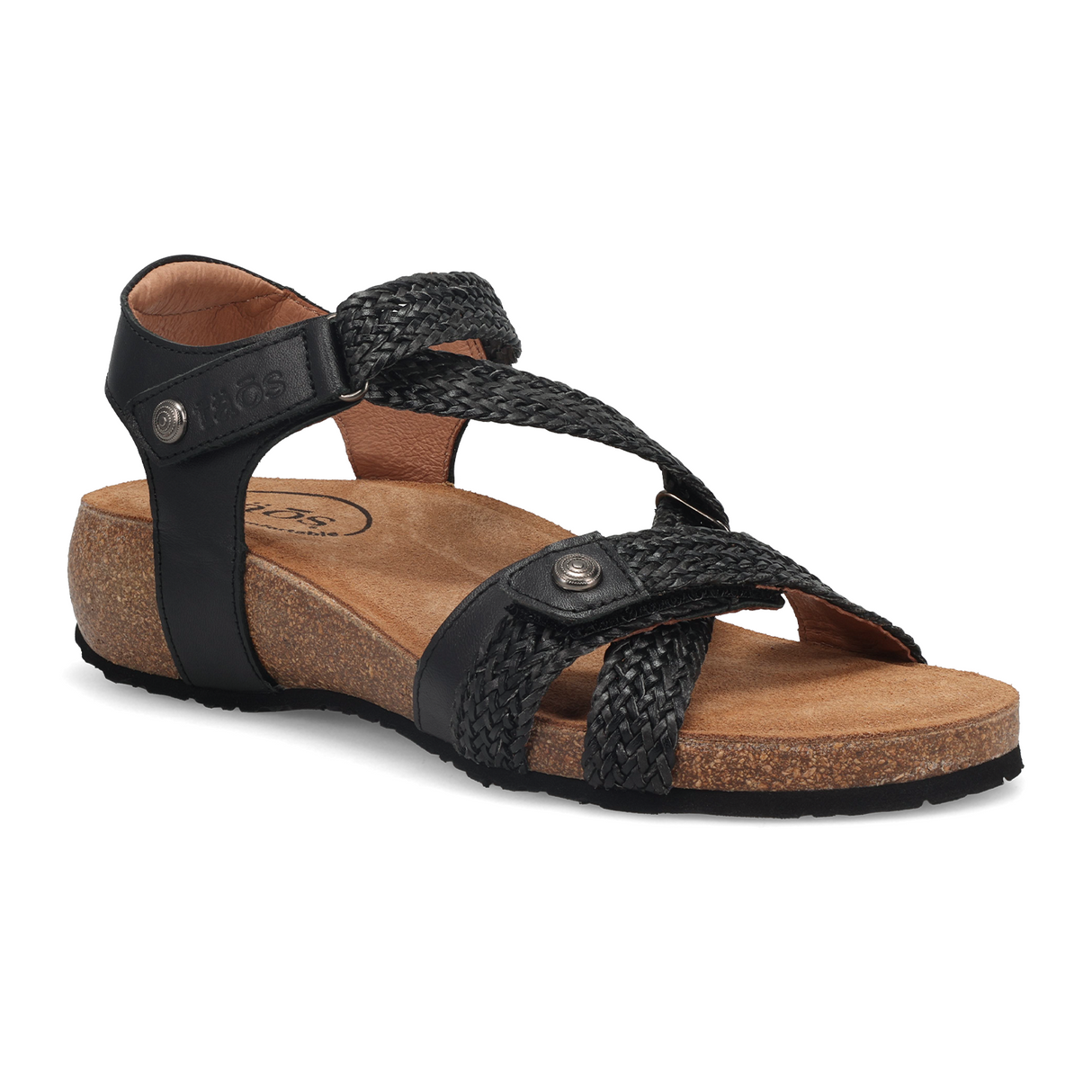 Taos Trulie Backstrap Sandal (Women) - Black Sandal - Backstrap - The Heel Shoe Fitters