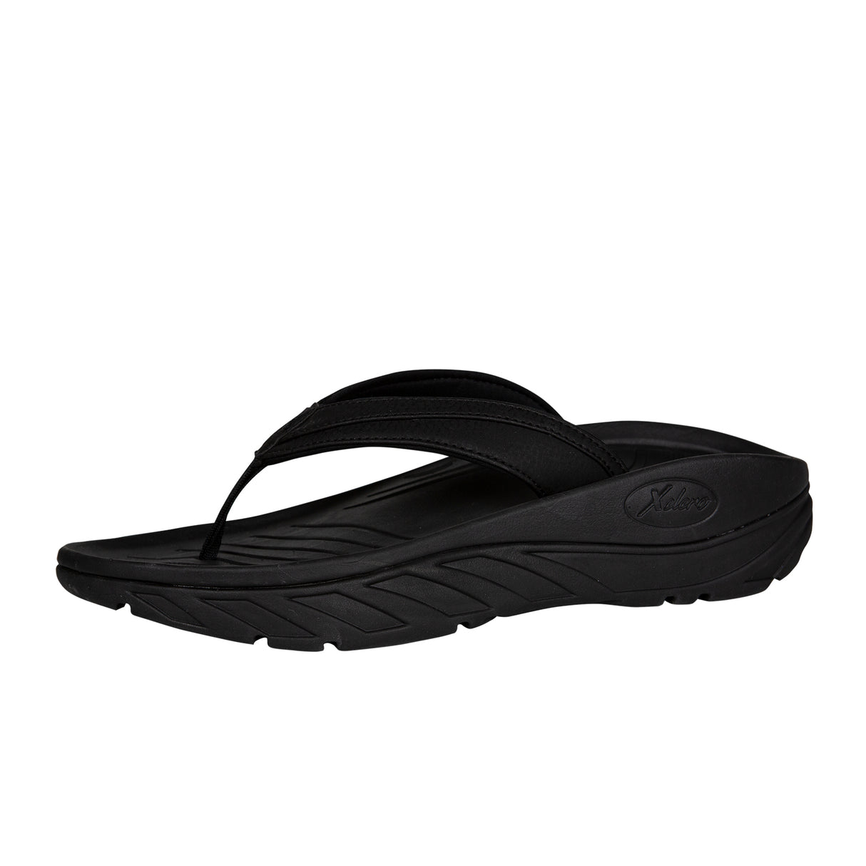 Xelero Tru Sandal (Women) - Jet Black Sandal - Thong - The Heel Shoe Fitters