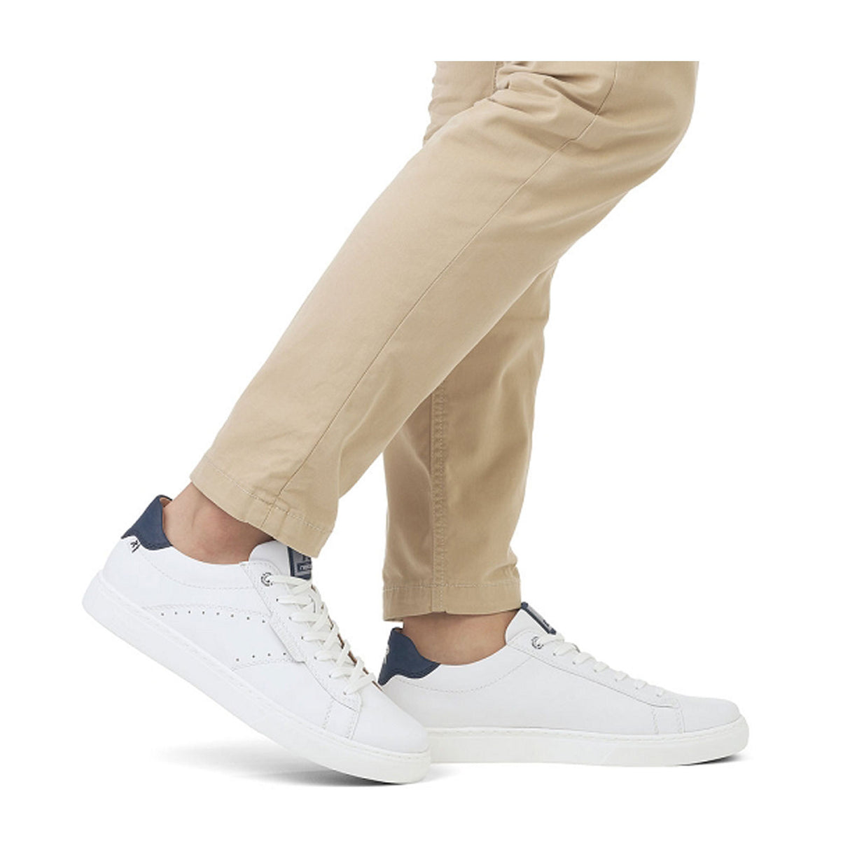 Rieker R-Evolution Nash U0704 Sneaker (Men) - Weiss/Ozean Athletic - Casual - Lace Up - The Heel Shoe Fitters