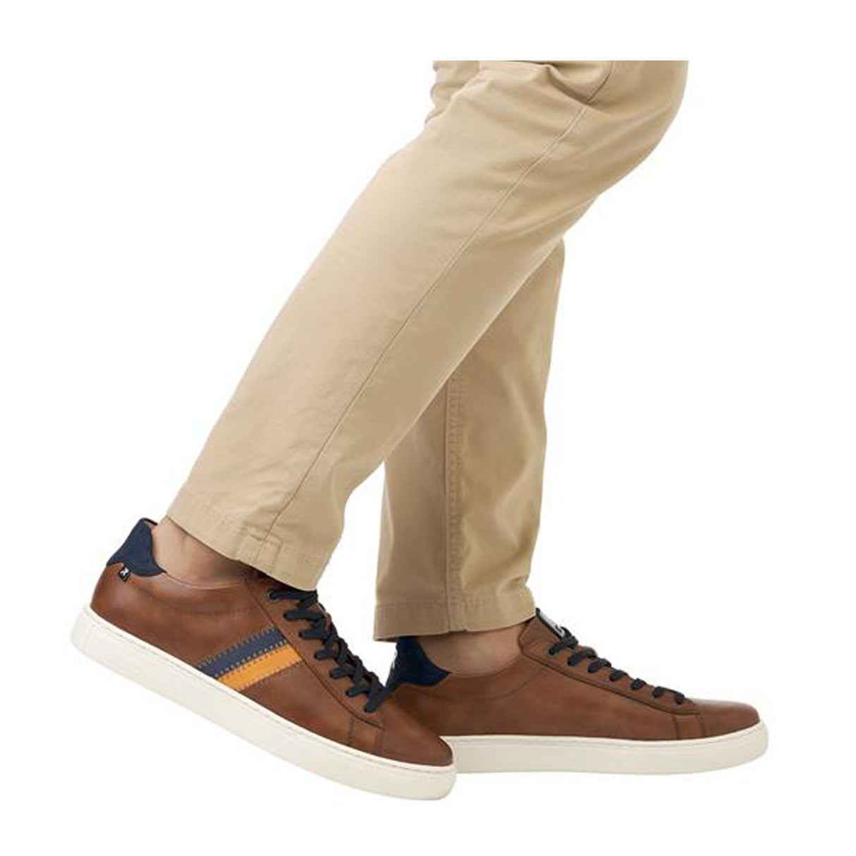 Rieker R-Evolution U0705-24 Nash Sneaker (Men) - Brandy/Ocean Athletic - Casual - Lace Up - The Heel Shoe Fitters