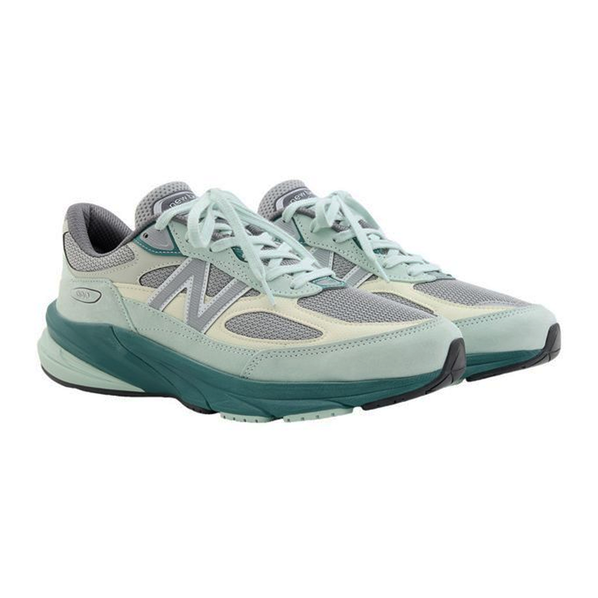 New Balance 990 v6 Running Shoe (Unisex) - Clay Ash/New Spruce/Slate Grey Athletic - Running - Motion Control - The Heel Shoe Fitters