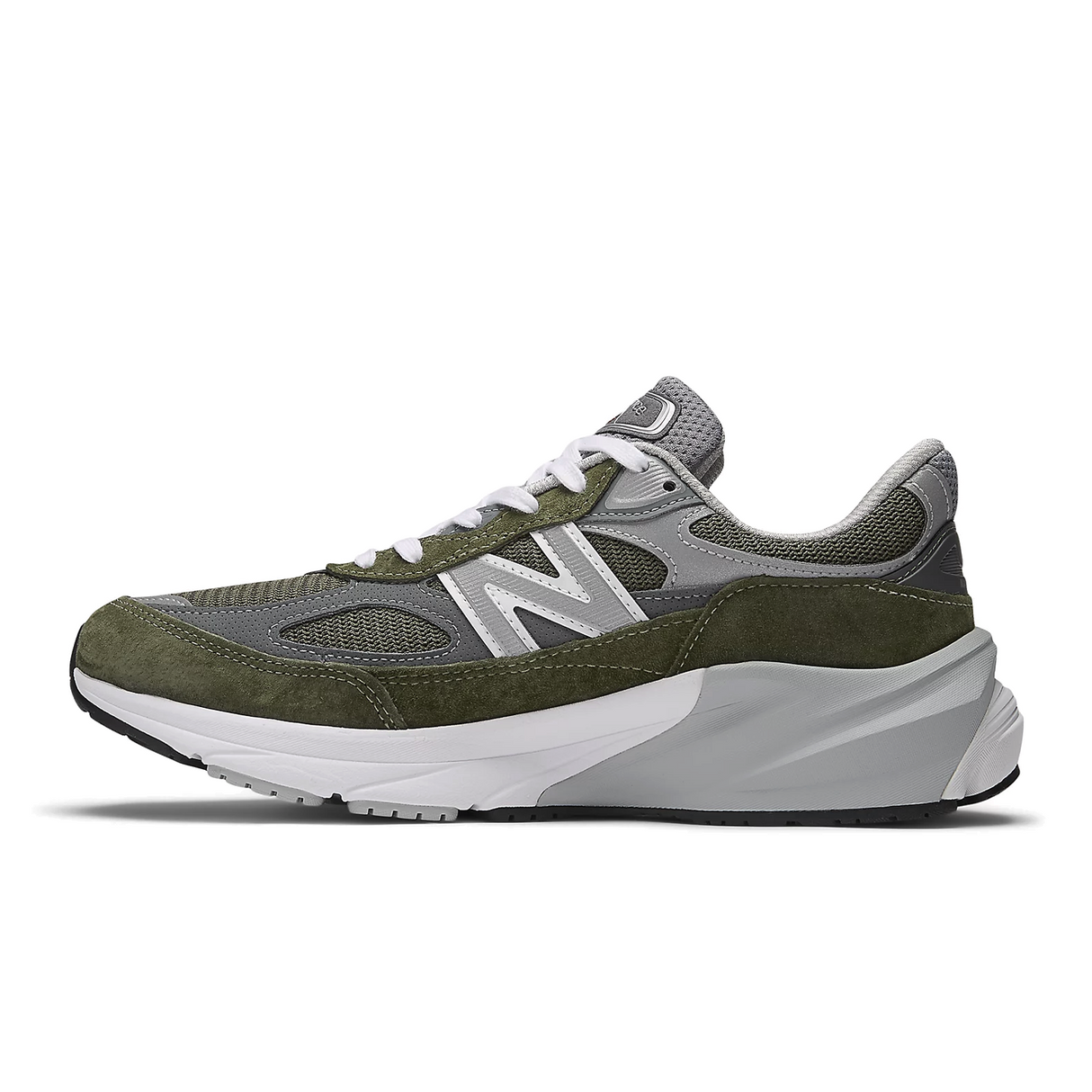 New Balance Made in USA 990 v6 Running Shoe (Unisex) - Olive Athletic - Running - Motion Control - The Heel Shoe Fitters